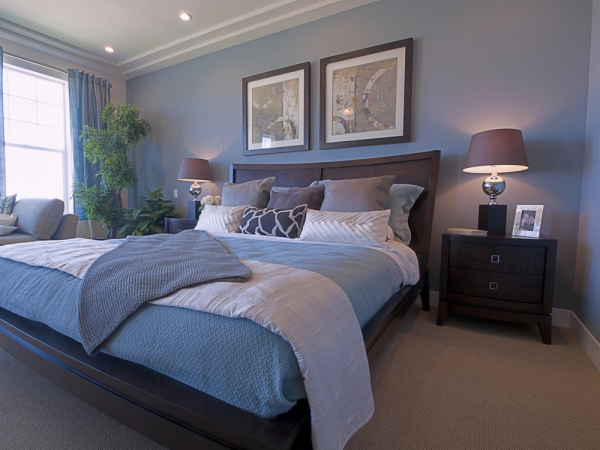 Organized bedroom